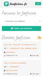 Mobile Screenshot of fanfictions.fr